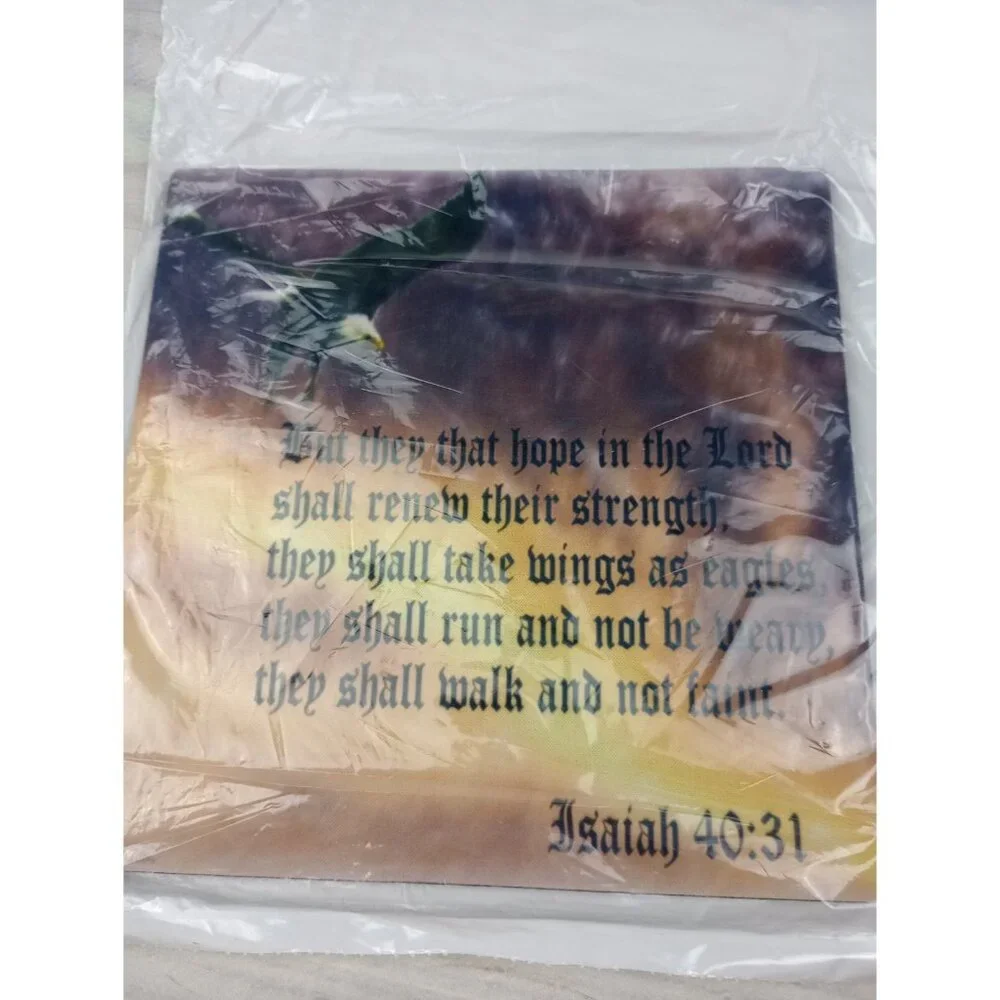 Isaiah 40:31 Bible Verse Mouse Pad Christian Mousepad 8